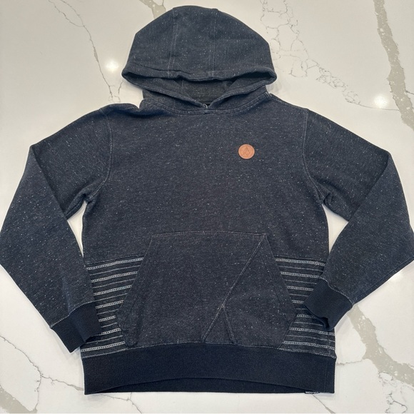 Boys Volcom pullover hoodie in Charcoal, Size 10Y - Picture 1 of 11